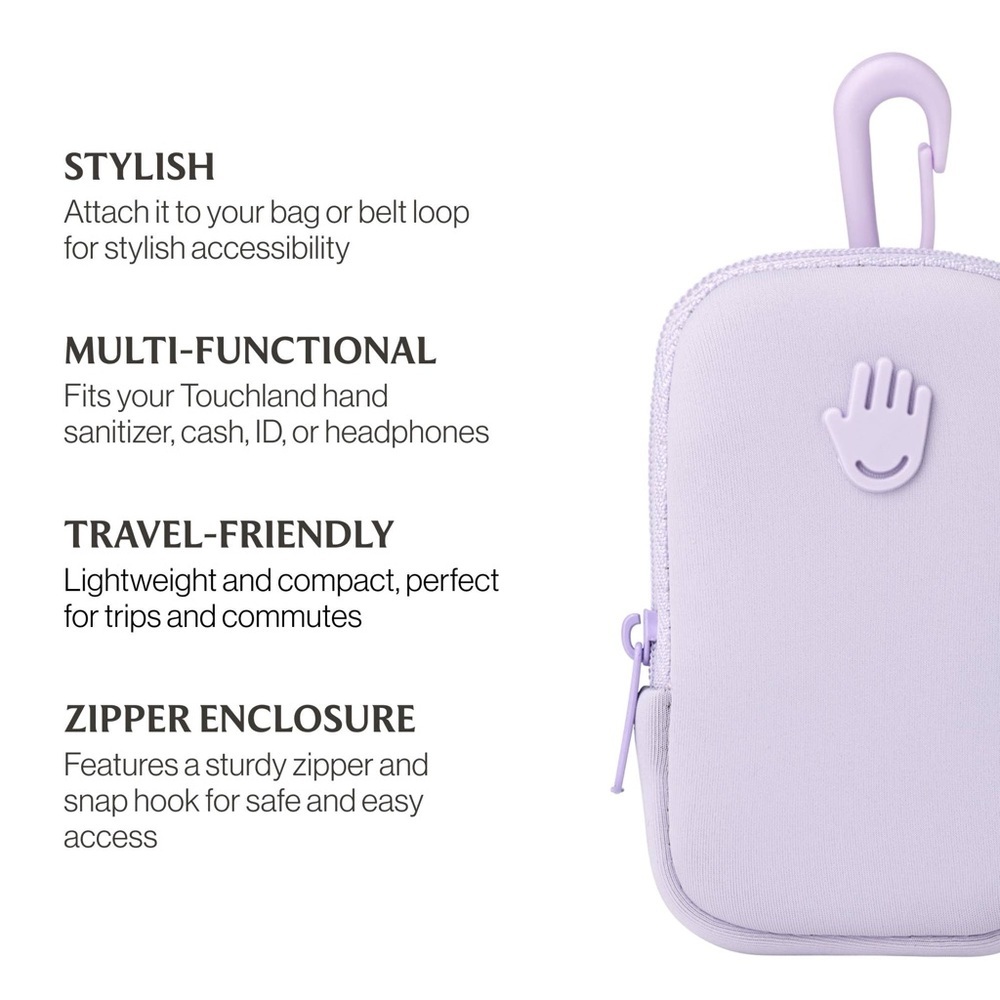 Light Purple Touchette Pouch - Picture 3 of 4